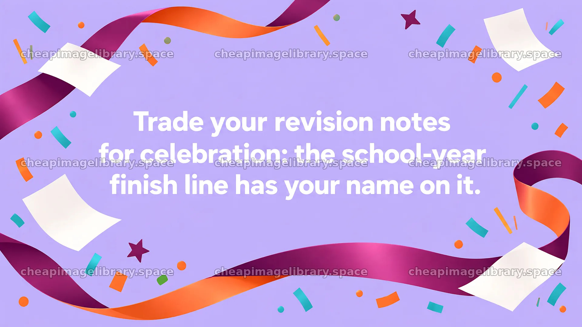 School-Year Finish Line Graduation Greeting – image library 10324x5812