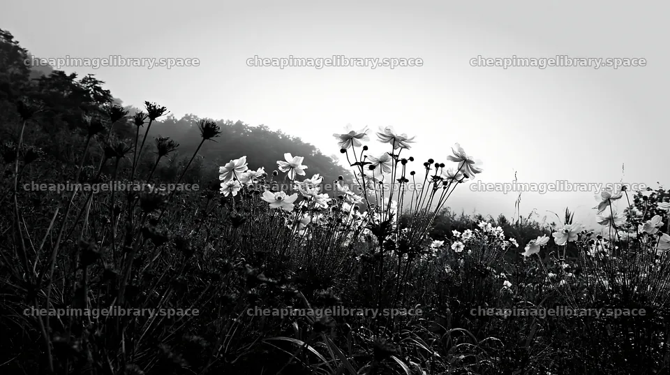 Iwate rain refreshed meadow seedhead foreground – image library 10608x5938