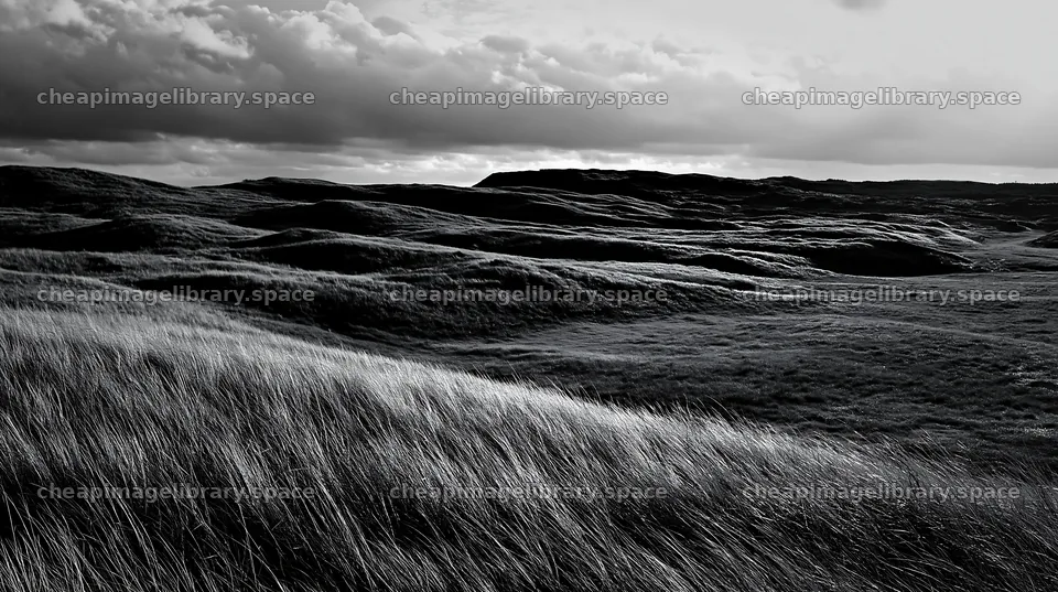 Tottori windy meadow with dune grasses features swaying grass – image library 10608x5938