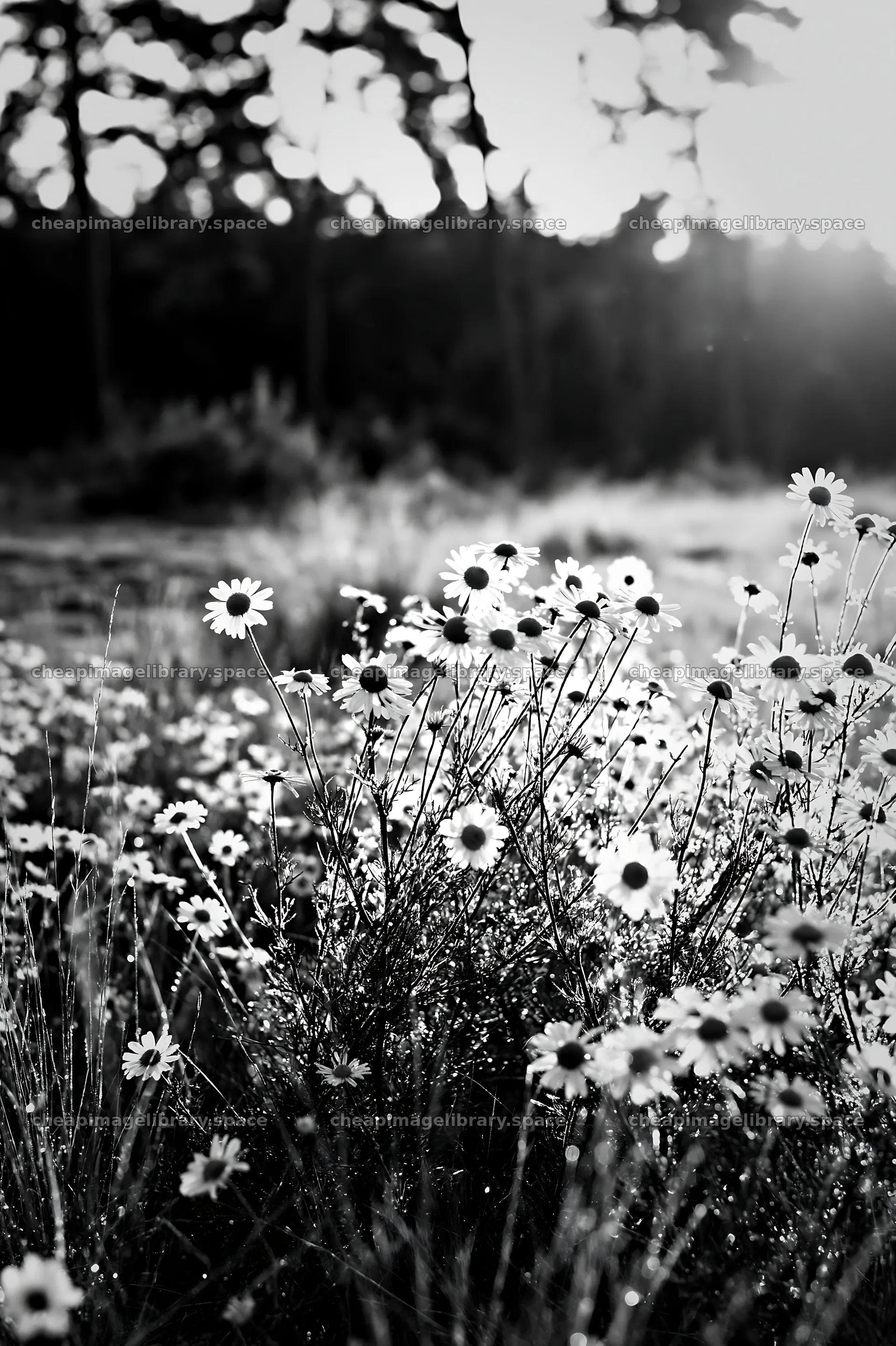Chamomile meadow for wellness campaign in sunny field setting – image library 6480x9722