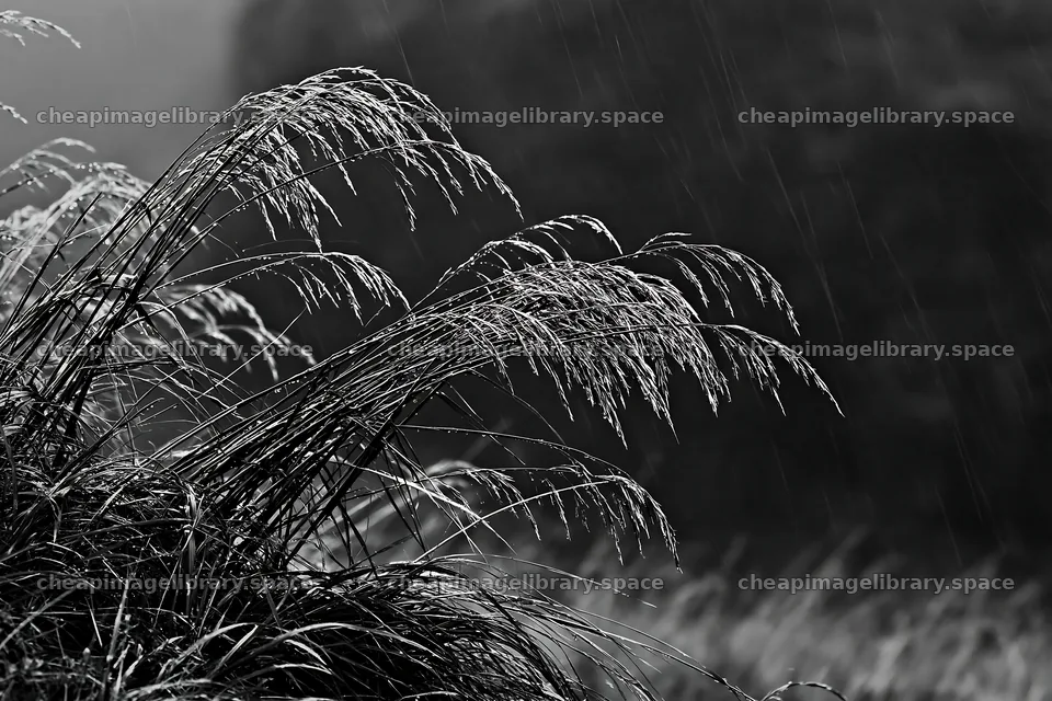 Meadow grass seedheads swaying in the wind – image library 9722x6480